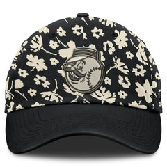 Cincinnati Reds Women's Blossom Adjustable Hat Black