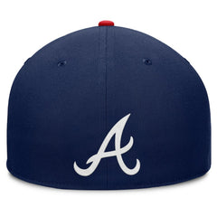 Atlanta Braves Pick Off Fitted Hat Navy