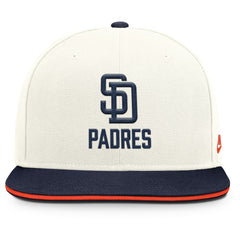 San Diego Padres Cooperstown Pro Dri-FIT Snapback Hat Cream/Navy | Nike