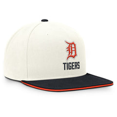 Detroit Tigers Cooperstown Pro Dri-FIT Snapback Hat Cream/Navy | Nike