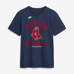 Boston Red Sox Cooperstown Collection T-Shirt Navy | Nike
