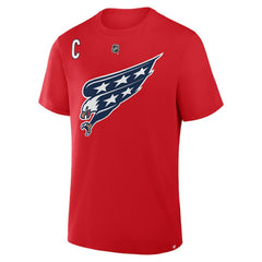 Alexander Ovechkin Washington Capitals Fanatics Authentic Stack Name & Number T-Shirt Red