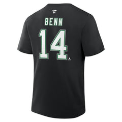Jamie Benn Dallas Stars Fanatics Authentic Stack Name & Number T-Shirt Black
