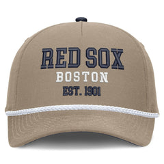 Boston Red Sox Father's Day Rope Rise Adjustable Hat Khaki | Nike