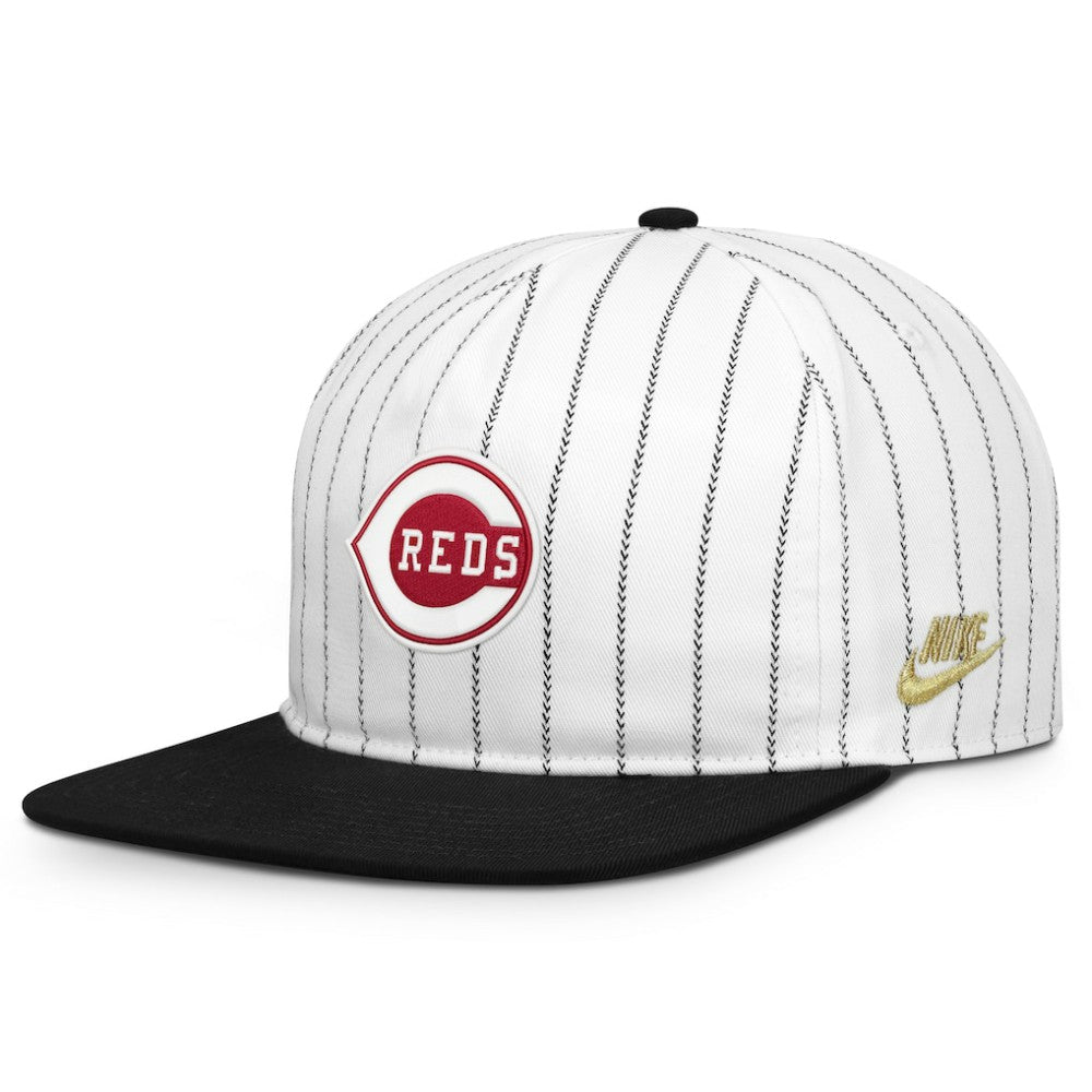 Cincinnati Reds Cooperstown Collection Pro Adjustable Hat White/Black | Nike