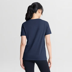 Cleveland Guardians Women's Wordmark T-Shirt Navy | Nike