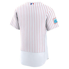 Philadelphia Phillies Home Sponsor Patch Authentic Jersey - White