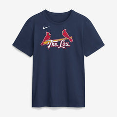 St. Louis Cardinals City Connect Large Logo T-Shirt Navy | Nike