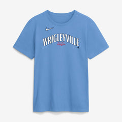 Chicago Cubs City Connect Large Logo T-Shirt Light Blue | Nike