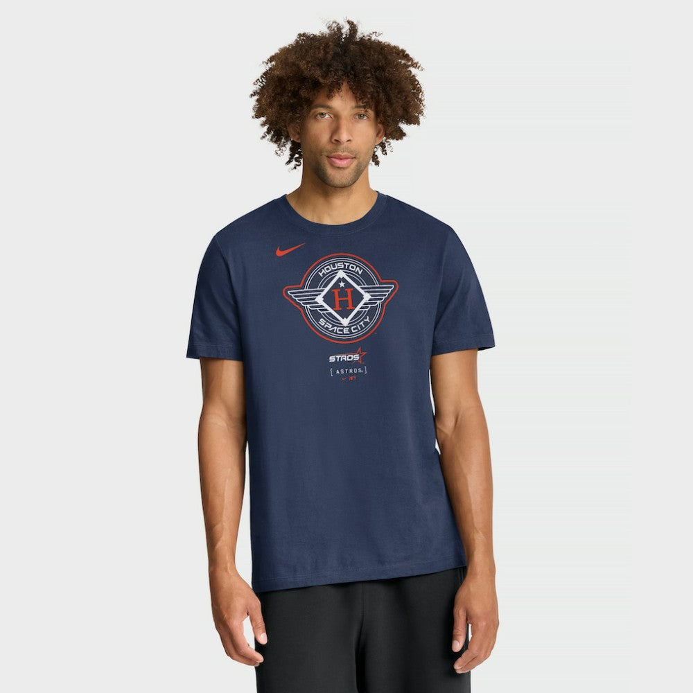 Houston Astros City Connect Large Logo T-Shirt Navy | Nike