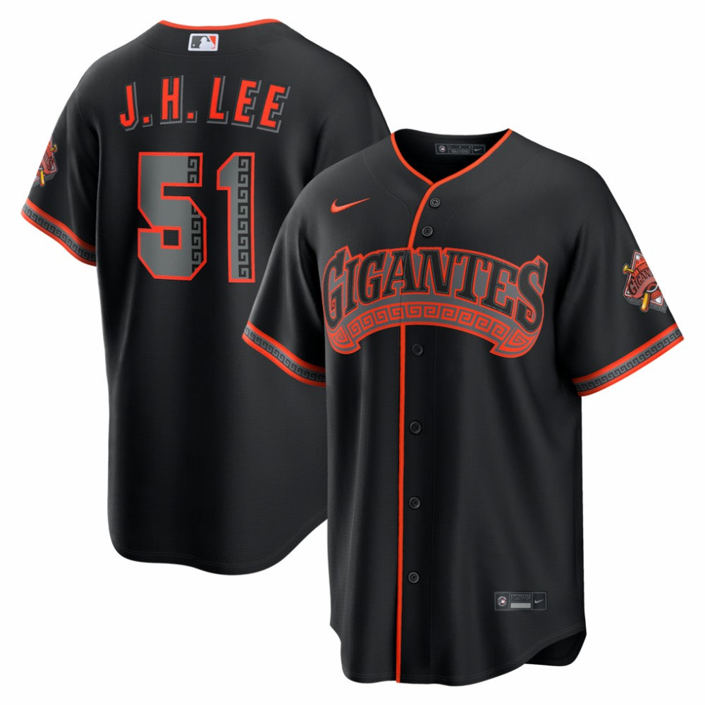 Jung Hoo Lee San Francisco Giants Alternate Stadium Jersey - Black