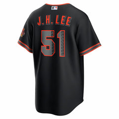 Jung Hoo Lee San Francisco Giants Alternate Stadium Jersey - Black