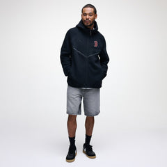 Boston Red Sox Tech Fleece Raglan Full-Zip Windrunner Hoodie Black | Nike