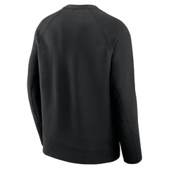 New York Mets Tech Fleece Raglan Sweatshirt Black | Nike