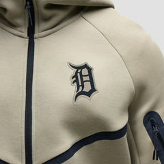 Detroit Tigers Tech Fleece Raglan Full-Zip Windrunner Hoodie Tan | Nike