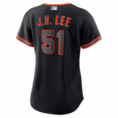 Jung Hoo Lee San Francisco Giants Women's Alternate Replica Jersey - Black