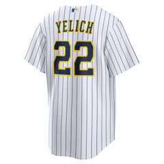 Christian Yelich Milwaukee Brewers Alternate Replica Jersey - White