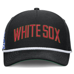 Chicago White Sox Cooperstown Collection Rise Adjustable Hat Black | Nike