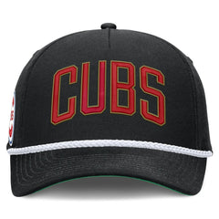 Chicago Cubs Cooperstown Collection Rise Adjustable Hat Black | Nike