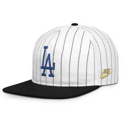 Los Angeles Dodgers Cooperstown Collection Pro Adjustable Hat White/Black | Nike