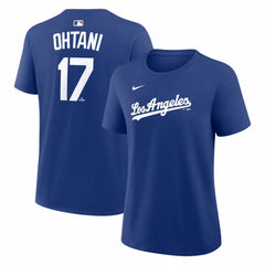 Shohei Ohtani Los Angeles Dodgers Women's Alternate Name & Number T-Shirt Royal | Nike