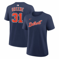 Riley Greene Detroit Tigers Women's Alternate Name & Number T-Shirt Navy | Nike