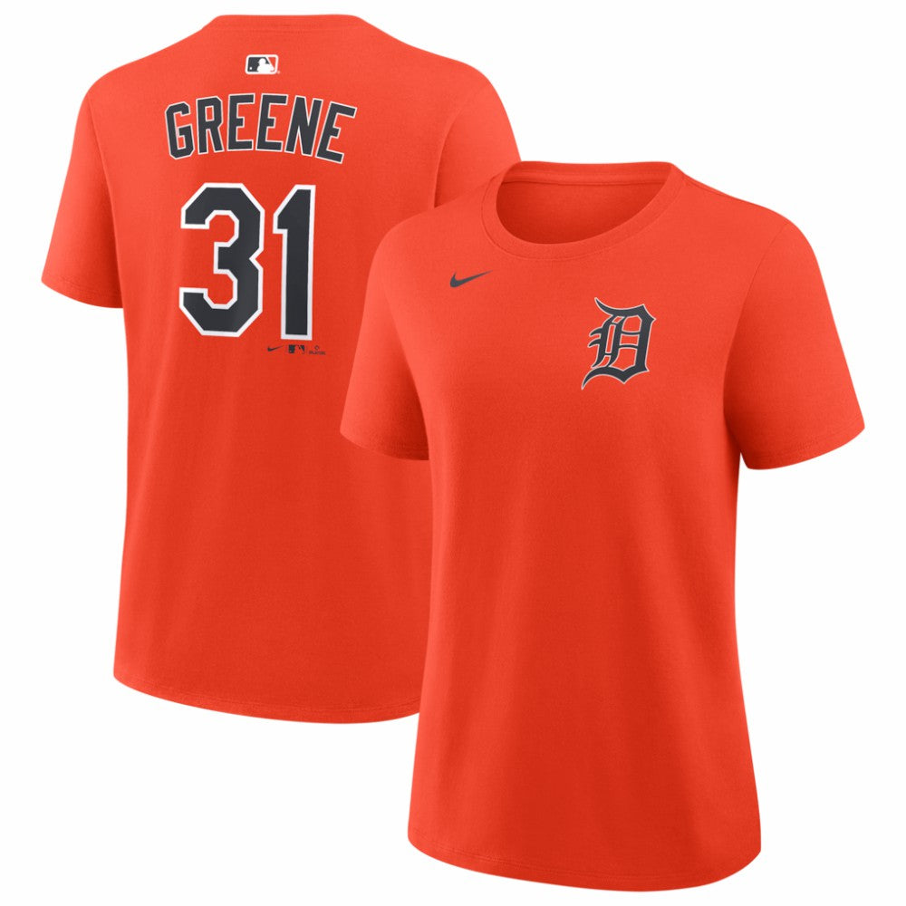Riley Greene Detroit Tigers Women's Name & Number T-Shirt Orange | Nike
