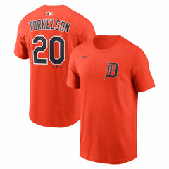 Spencer Torkelson Detroit Tigers Name & Number T-Shirt Orange | Nike