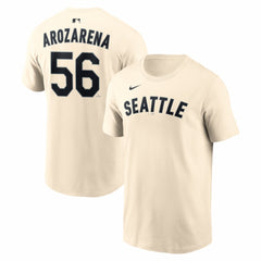 Randy Arozarena Seattle Mariners Name & Number T-Shirt Natural | Nike