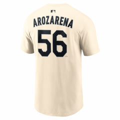 Randy Arozarena Seattle Mariners Name & Number T-Shirt Natural | Nike