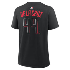 Elly De La Cruz Cincinnati Reds Women's Name & Number T-Shirt Black | Nike