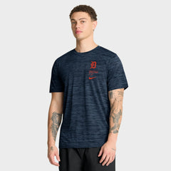 Detroit Tigers Velocity Dri-FIT T-Shirt Navy | Nike