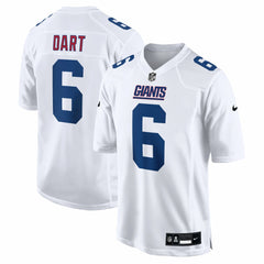 Jaxson Dart New York Giants Fashion Game Jersey - Tundra White
