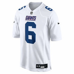 Jaxson Dart New York Giants Fashion Game Jersey - Tundra White