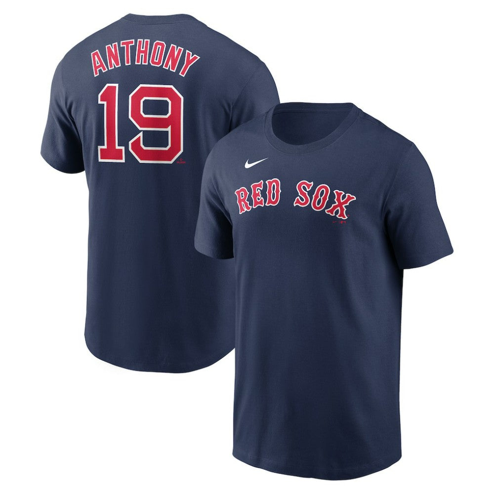 Roman Anthony Boston Red Sox Fuse Name & Number T-Shirt - Navy | Nike