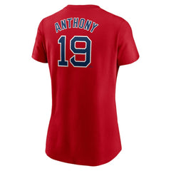 Roman Anthony Boston Red Sox Women's Cooperstown Collection Fuse Name & Number T-Shirt Red | Nike