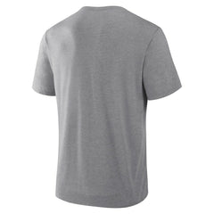 Utah Mammoth Fanatics Tribute Tri-Blend T-Shirt Heather Gray
