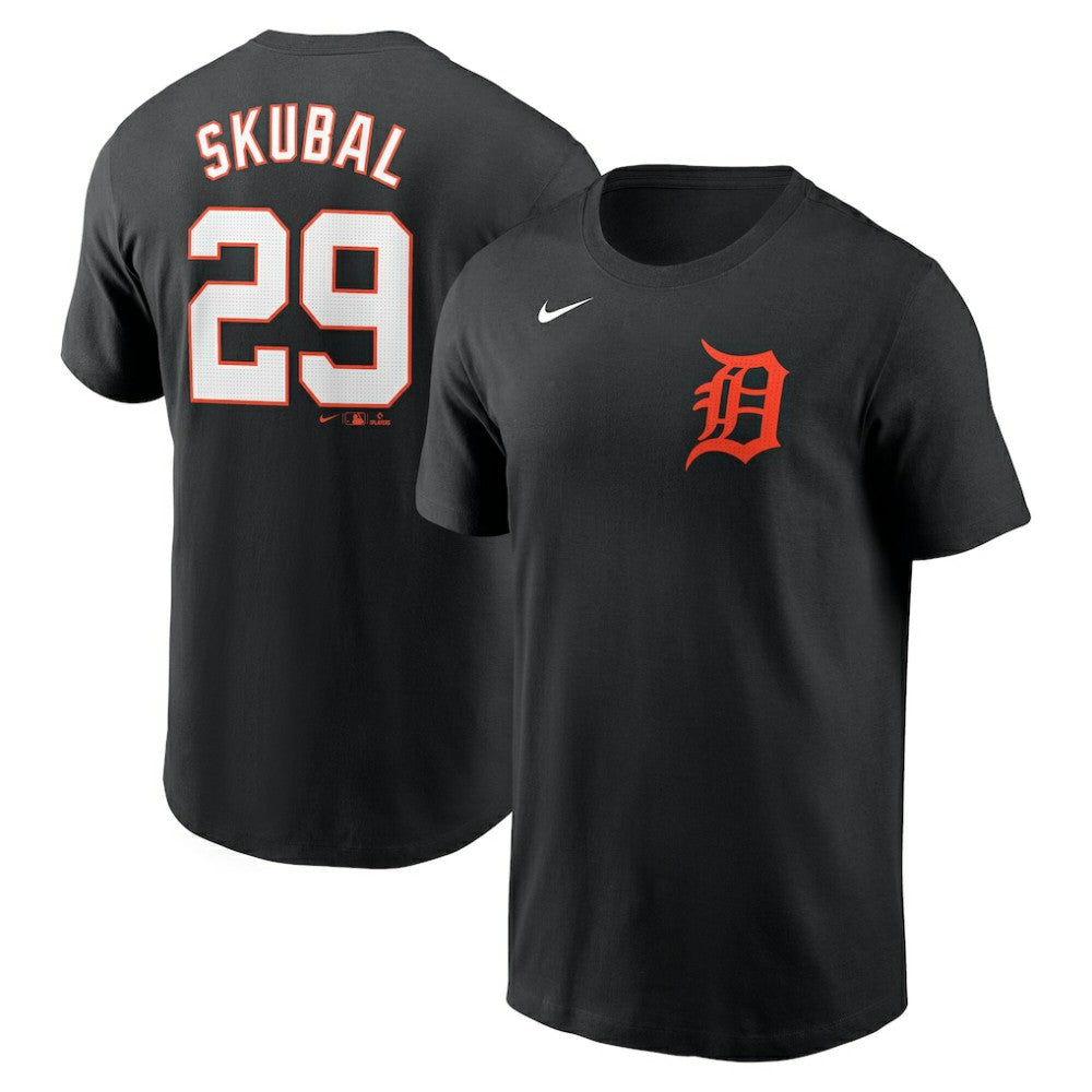 Tarik Skubal Detroit Tigers Fuse Name & Number T-Shirt Black | Nike
