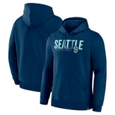 Seattle Kraken Fanatics Net Minder Legacy Hoodie Deep Sea Blue