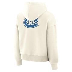 Montreal Canadiens Fanatics Women's Neutral Zone Legacy Hoodie Cream