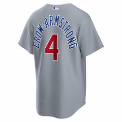 Pete Crow-Armstrong Chicago Cubs Road Replica Jersey - Gray
