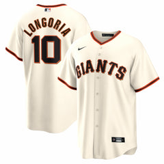 Evan Longoria San Francisco Giants Home Retired Player Replica Jersey - Cream