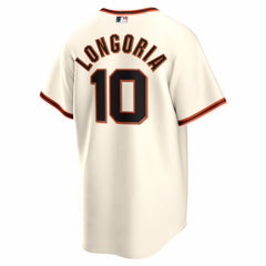 Evan Longoria San Francisco Giants Home Retired Player Replica Jersey - Cream