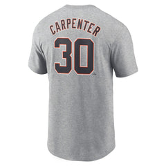 Kerry Carpenter Detroit Tigers Fuse Name & Number T-Shirt Gray | Nike
