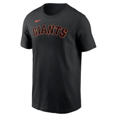 Rafael Devers San Francisco Giants Home Name & Number T-Shirt Black | Nike