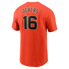 Rafael Devers San Francisco Giants Name & Number T-Shirt Orange | Nike