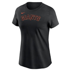Rafael Devers San Francisco Giants Women's Name & Number T-Shirt Black | Nike