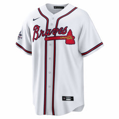 Deion Sanders Atlanta Braves Home Retired Player Replica Jersey - White
