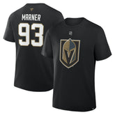 Mitch Marner Vegas Golden Knights Fanatics Authentic Stack Name & Number T-Shirt Black