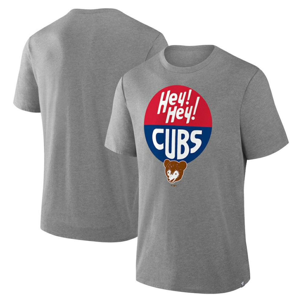 Chicago Cubs Tribute IYKYK Tri-Blend T-Shirt Heather Gray